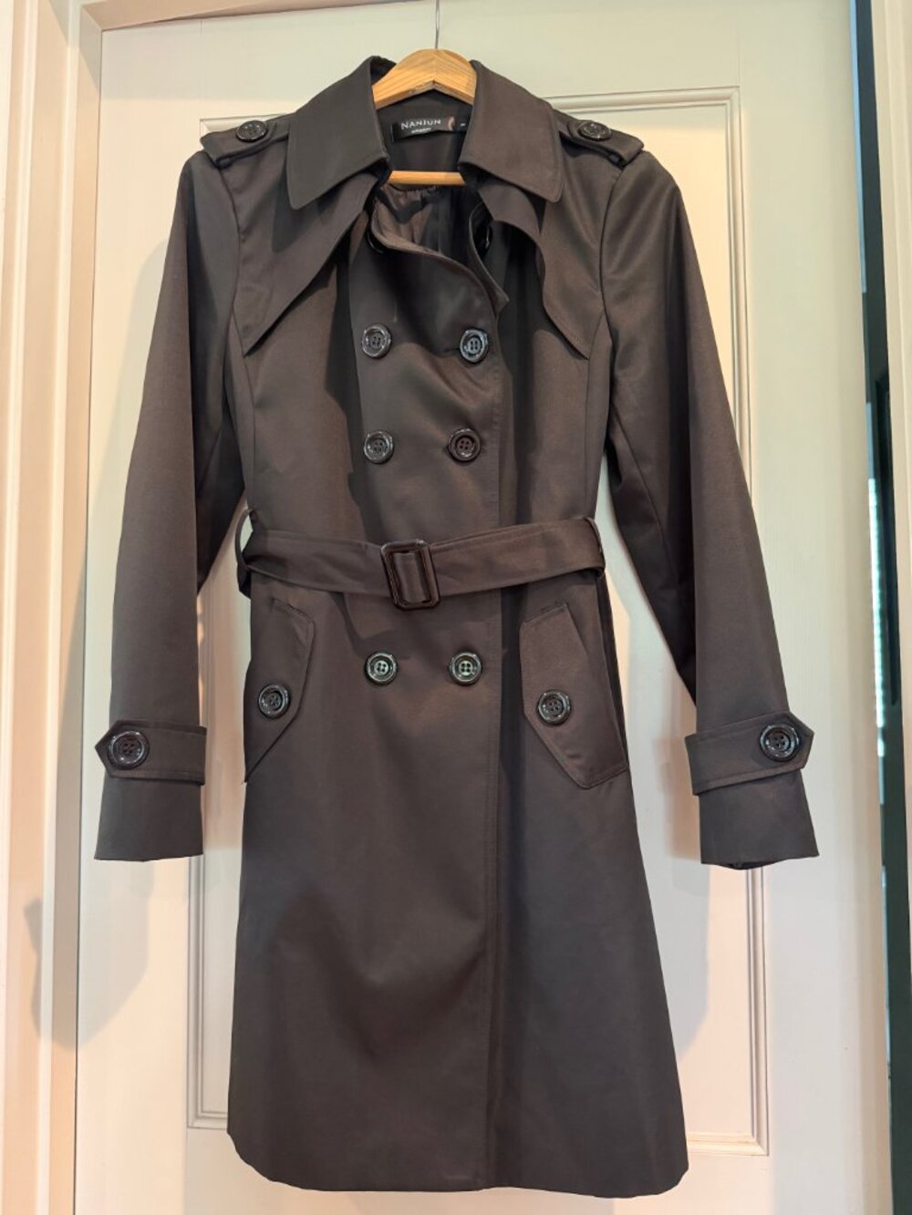 Black trenchcoat